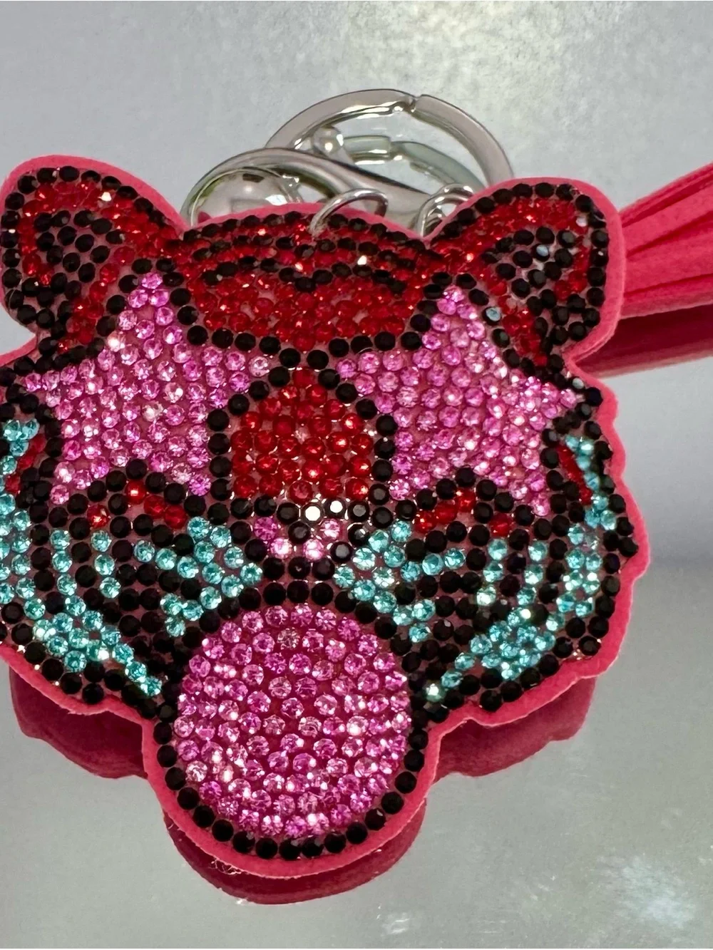 New Pink Dopamine Tiger keychain/Bag Charm